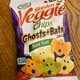 A single bag of garden veggie ghost and bat sea salt chips